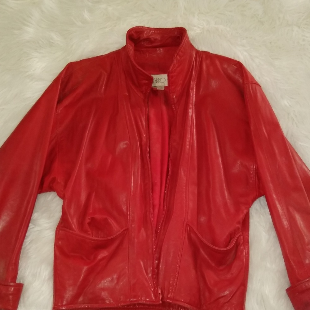 Red Leather jacket